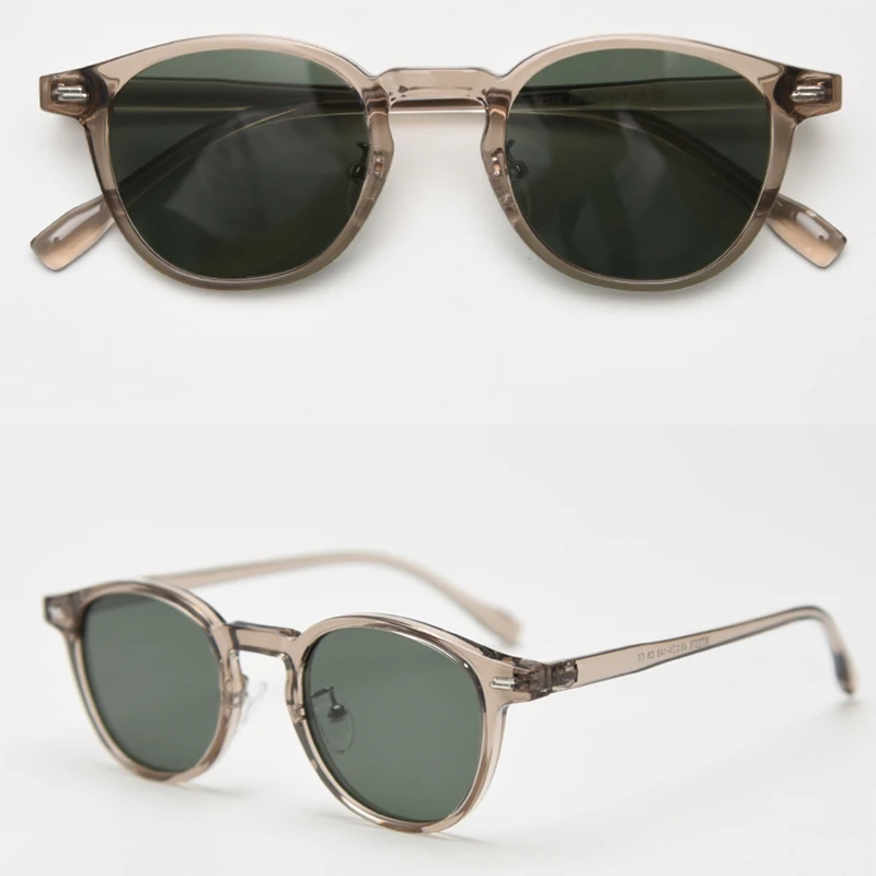 Kachawoo Damen-Sonnenbrille, rund, polarisiert, blau, grau, schwarz, Retro-Sonnenbrille, Herren-Accessoires, leichter TR90-Rahmen, Geburtstagsgeschenk – Detail 12