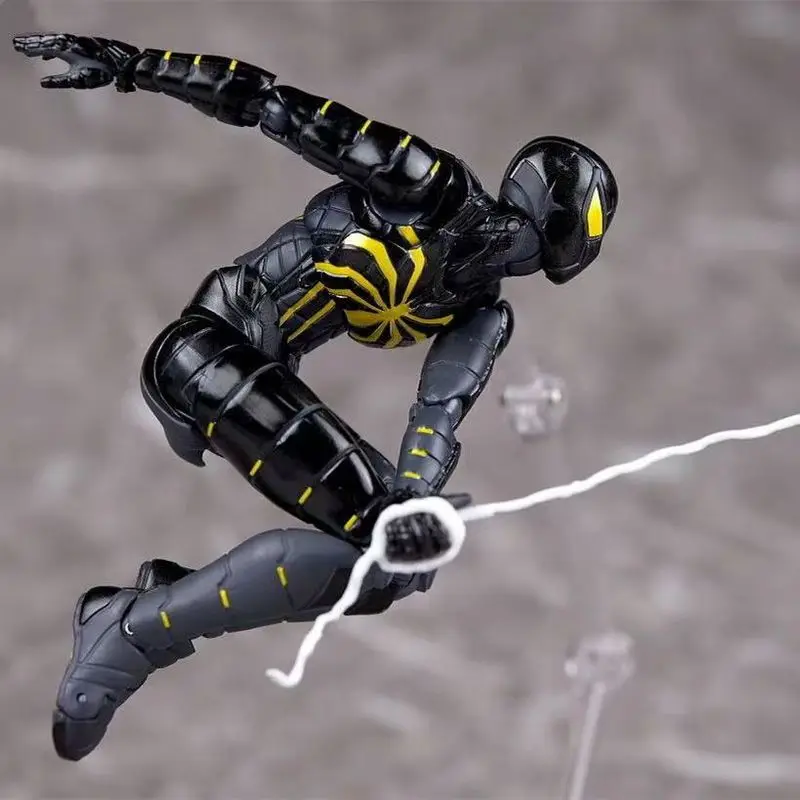 15cm Anime Spider Man Action Figures Movable Model Kit Desktop Ornament Statue Trendy Toy Boy Birthday Creative Collectible Gift