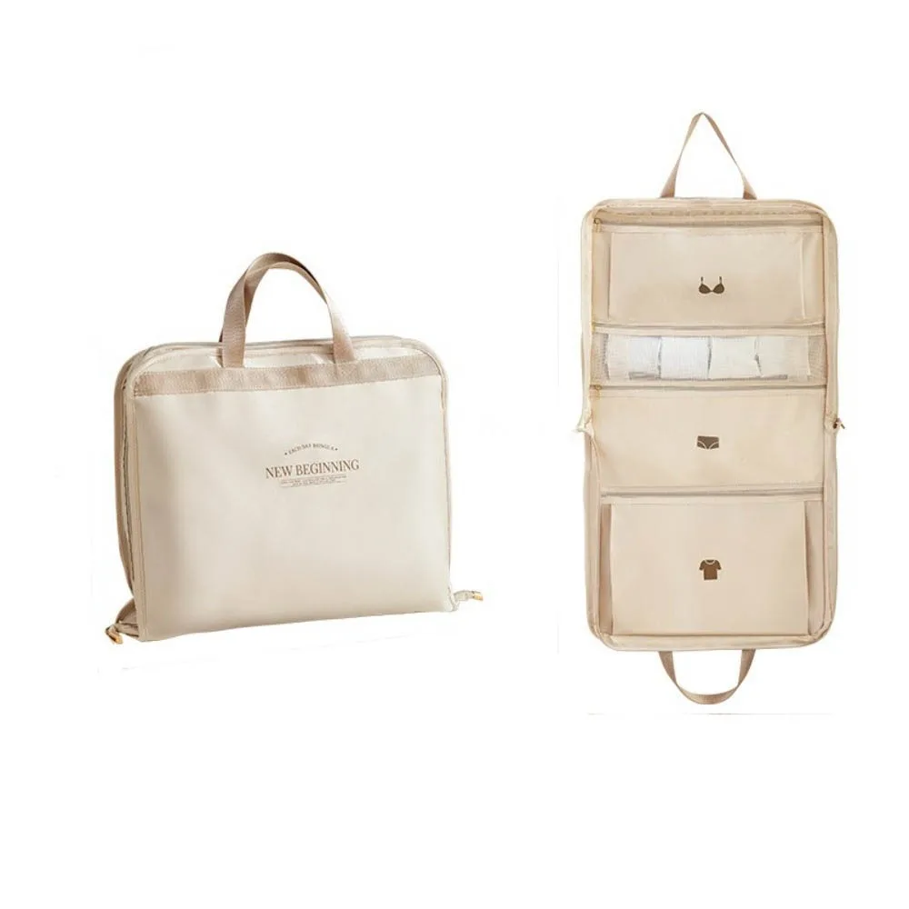 

Hangable Travel Hanging Storage Bag Foldable Dustproof Clothes Packing Cubes Washable Moisture-proof Luggage Storage Bag Travel