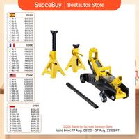 SucceBuy Low Profile Floor Jack 2 Ton Heavy Duty Iron Hydraulic Racing Floor Jack Car Jack Jack Stands Single Piston Lift Pump