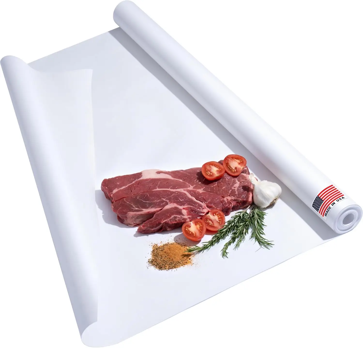 

36" x 100' Made in USA White Butcher Paper Roll - Food-Grade, Breathable Butcher Paper - Perfect for BBQ, Smoking Meat,