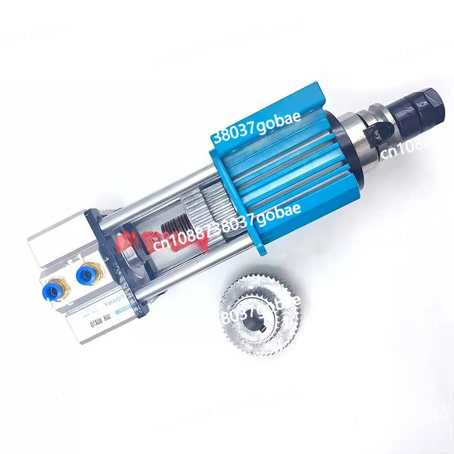 BT30 Unpowered Spindle Pneumatic Semi-automatic Tool Change Spindle Suitable for Engraving, Drilling, Metal Heavy Cutting