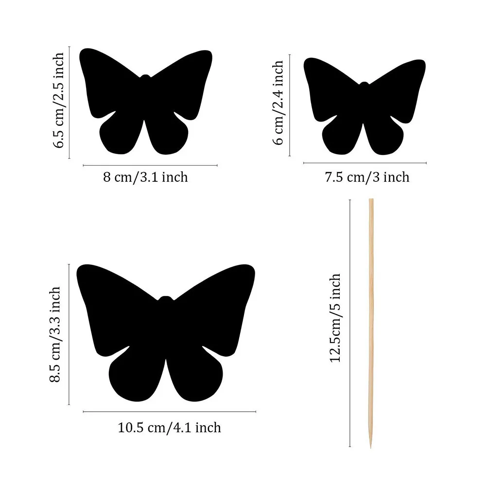 1Set Butterfly Scratch Painting Paper DIY Creative Hand-Eye Coordination Art Multi-Function Party Supplies