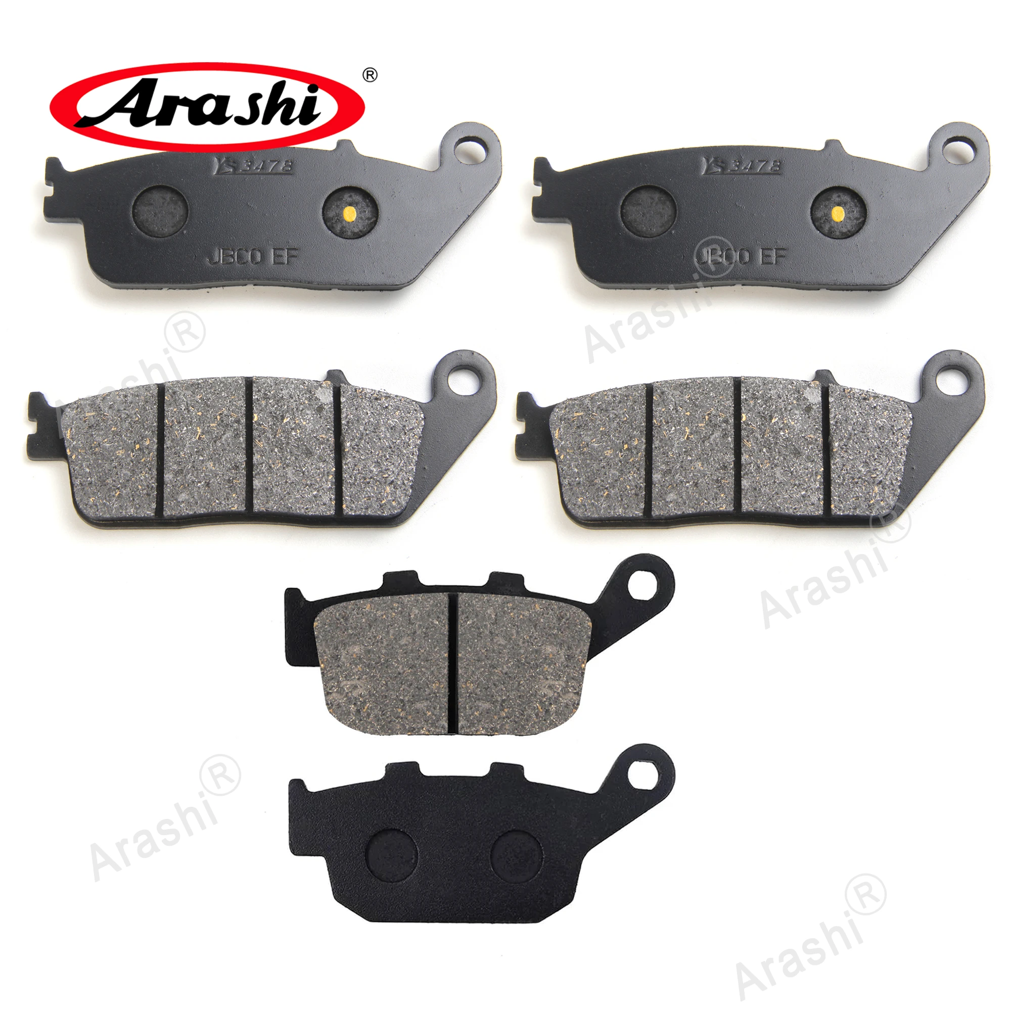 Pastillas de freno delanteras y traseras Arashi para HONDA CTX 700 DE-DCT / CTX700N-DCT 2014-2021 / NC700S NC700X 2012-2013 NM 4 Vultus NC750 15-19