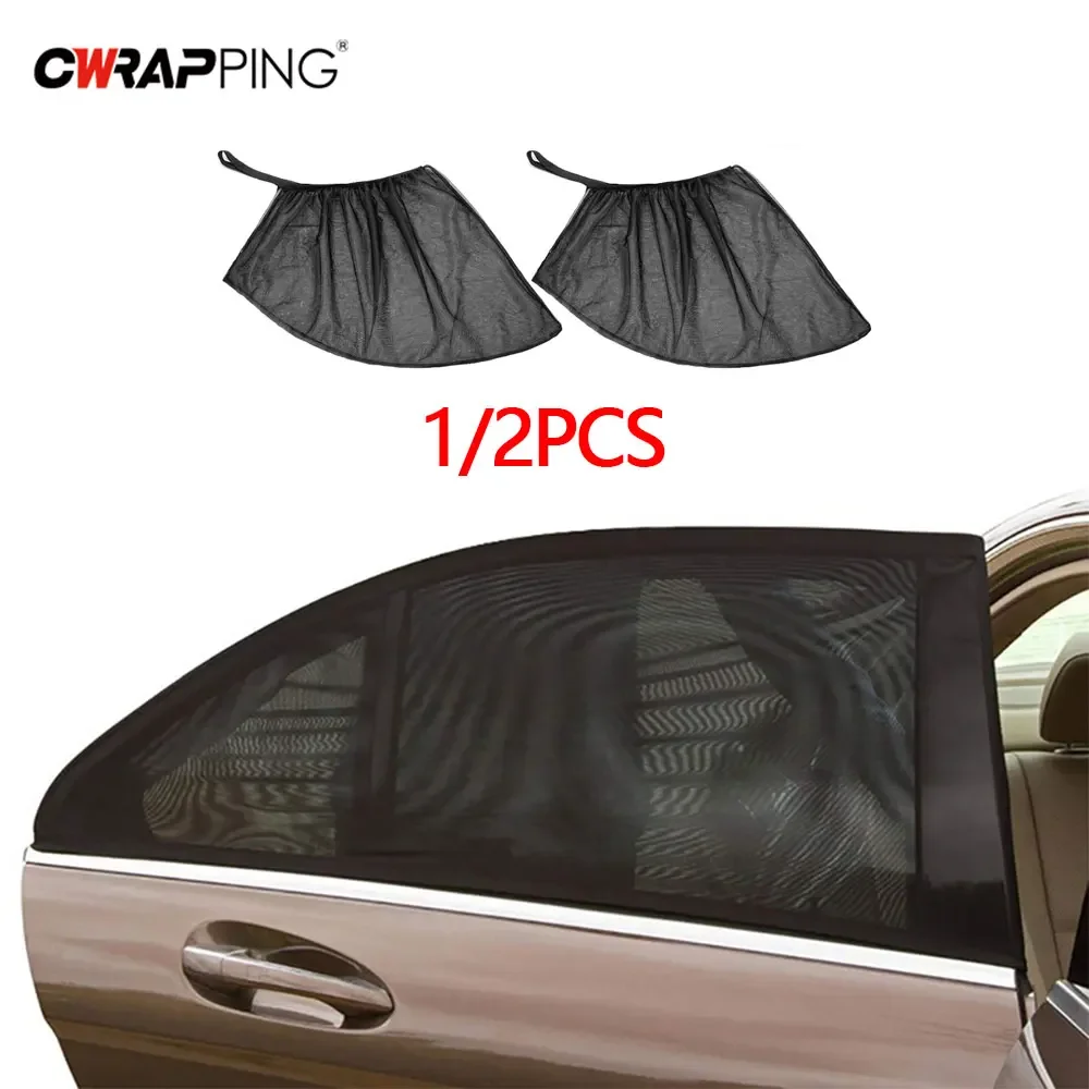 1/2 шт. автомобильные солнцезащитные занавески Защита от УФ-лучей автомобильные москитные сетки Чехлы передняя/задняя боковая оконная сетка автомобильные солнцезащитные сетки автомобильные аксессуары
