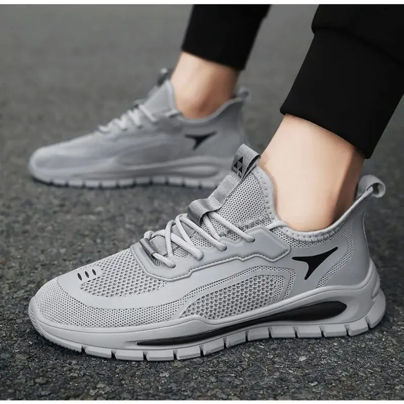 أحذية رياضية شبكية مسامية وعصرية، أحذية جري كاجوال، أحذية عمل وأمان للرجال #1