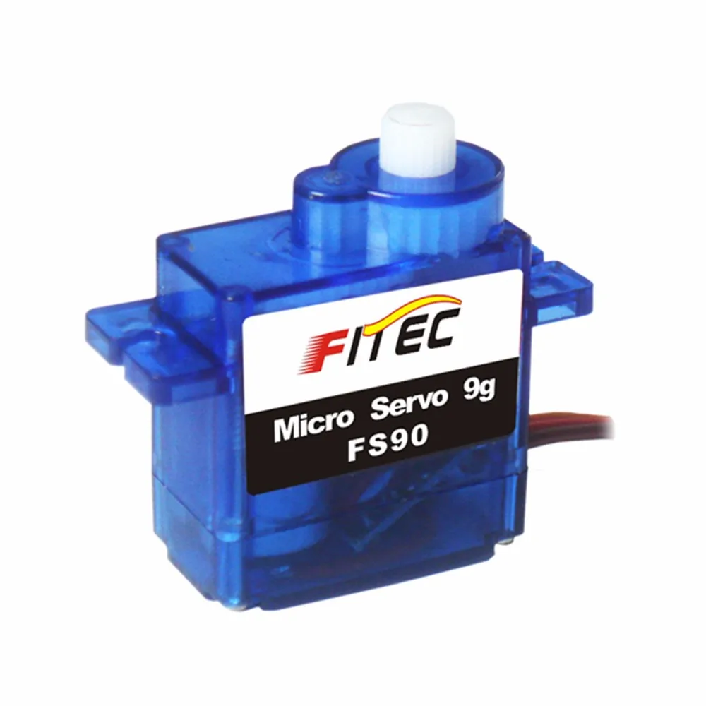 10 Uds FEETECH FS90 9g engranaje de plástico analógico Hexapod Robot Servo