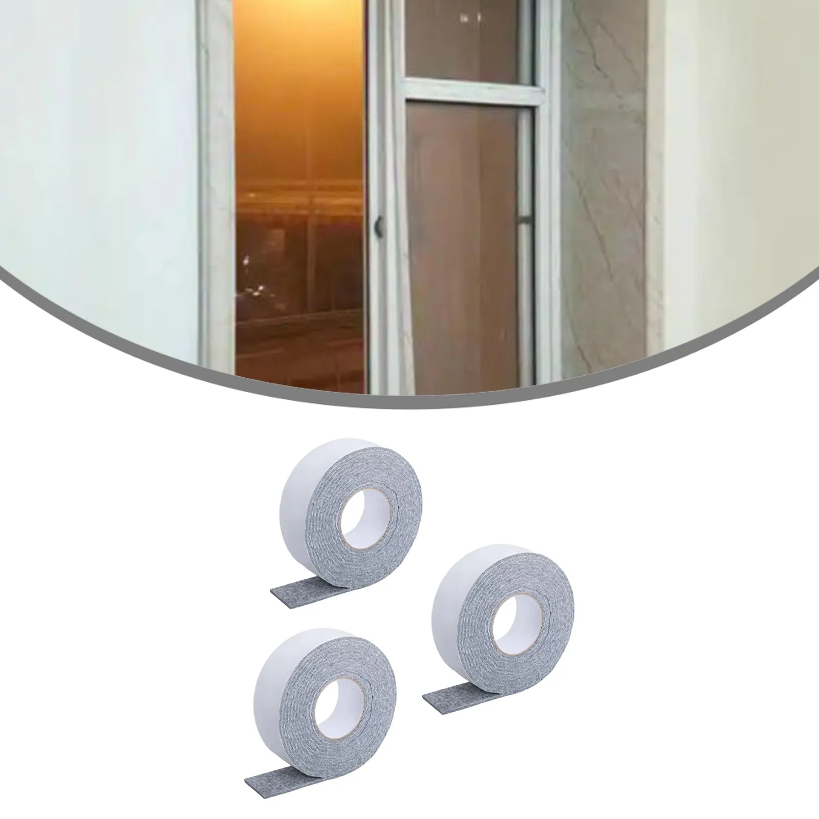 

Self Felt Moisture Absorber Strips 3PCS for Window Condensation Control Prevents Indoor For Glass Water Accumulation