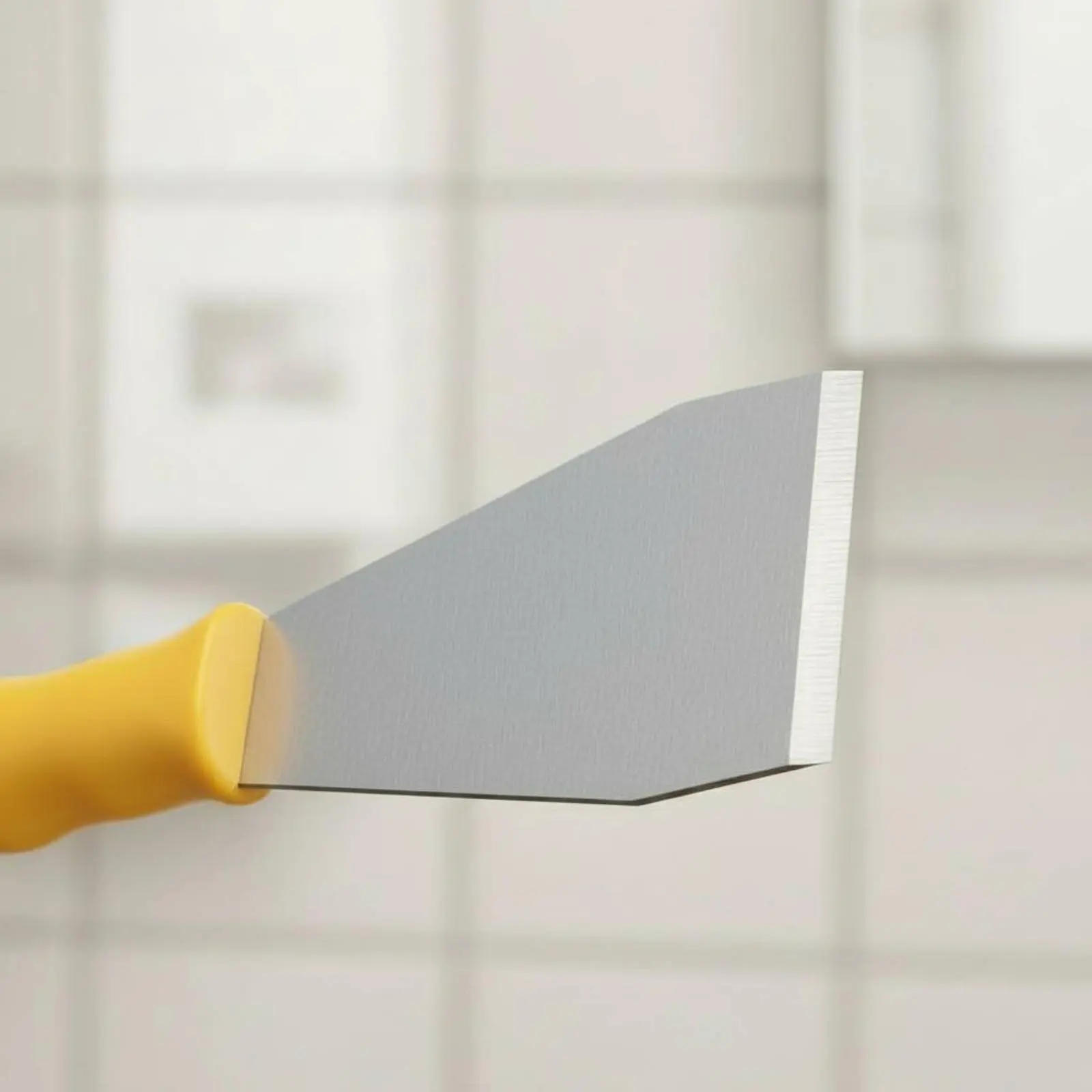 

Cleaning Scraper Tool Long-Lasting Stainless Steel Scraper Rust-Proof Ergonomic Handle for Bathroom, Kitchen