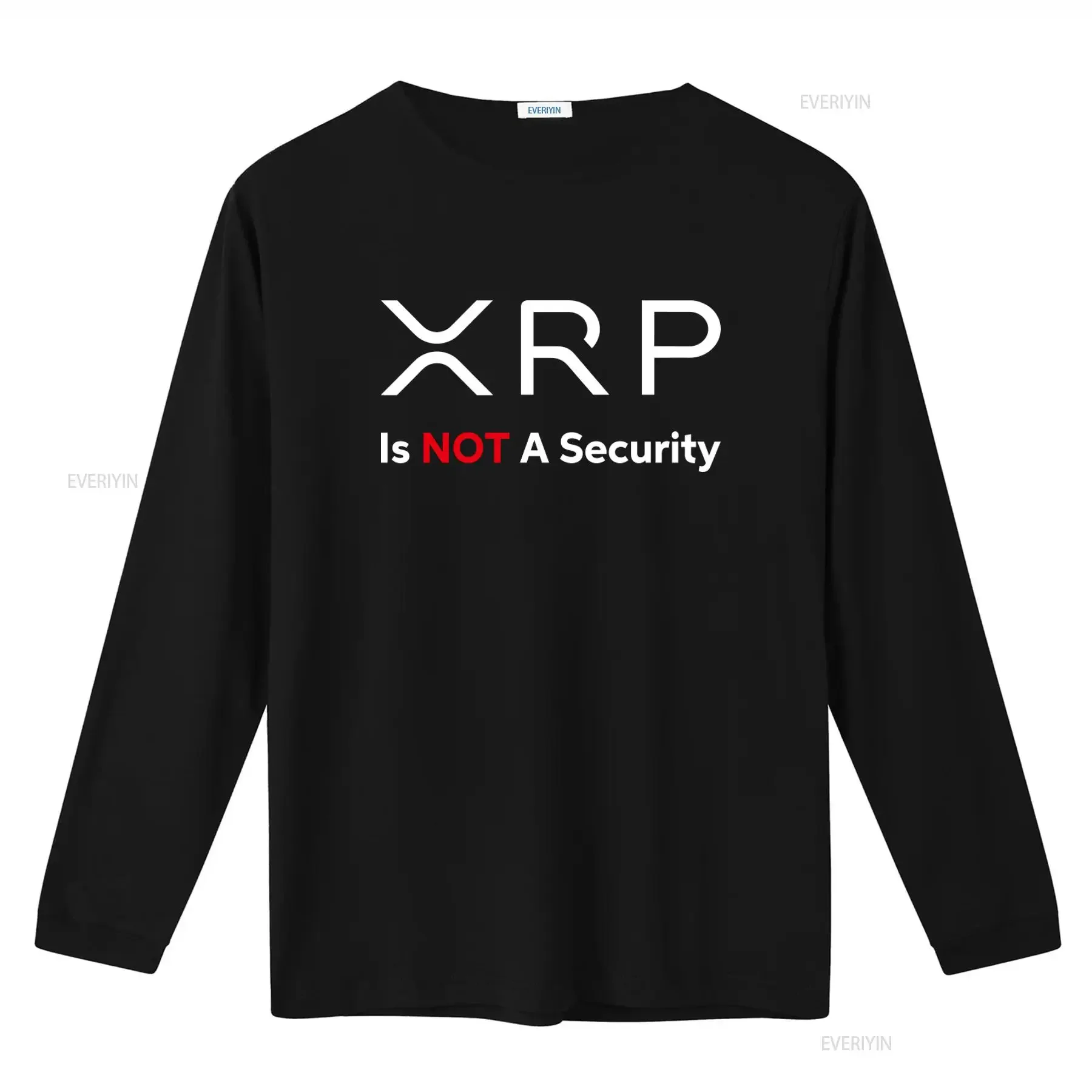 Xrp Is Not A Security Crewneck Softstyle T Shirt Crypto Sec Ripple for Men and Women vintage Washed Unisex Slightly Comfortable