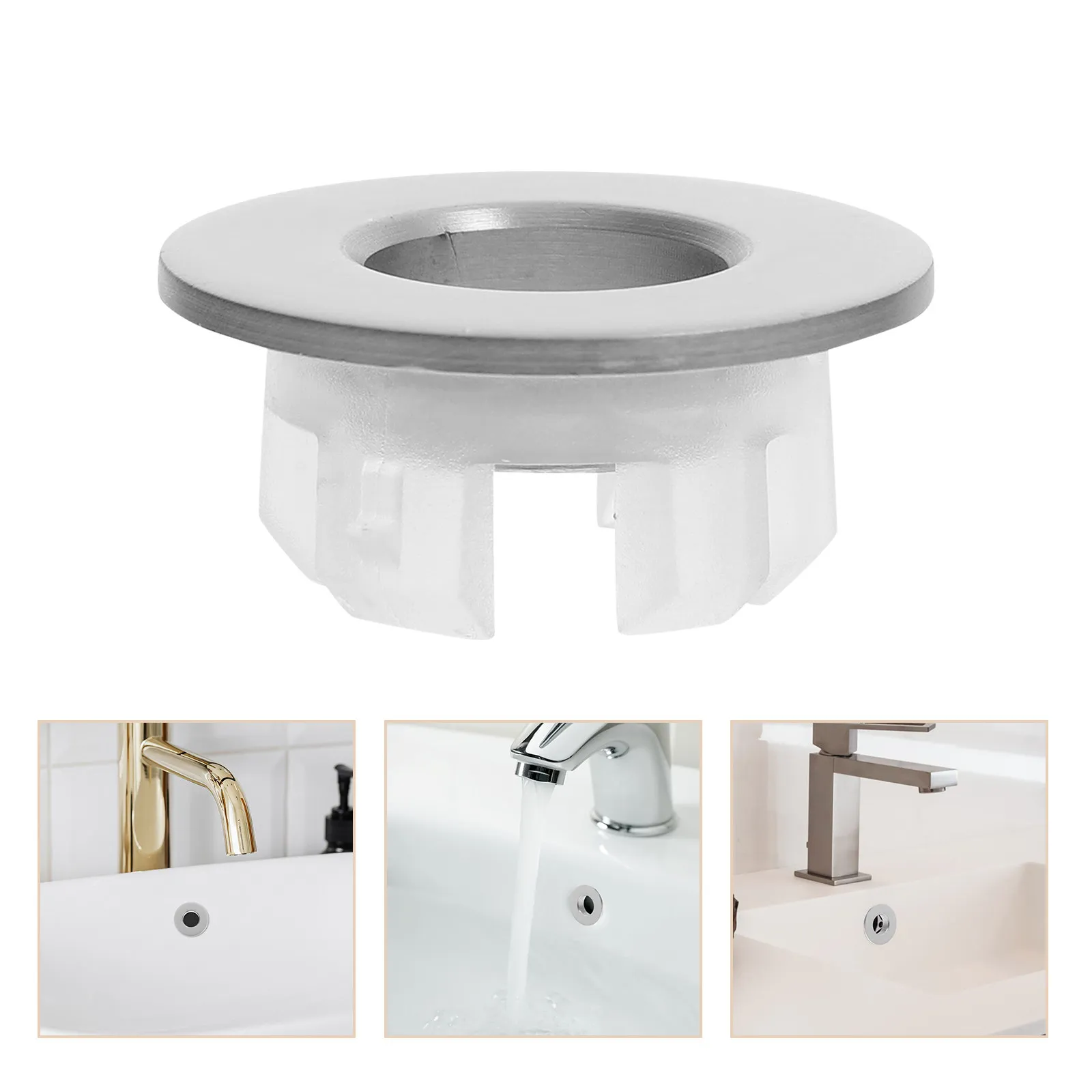 

Декоративное декоративное кольцо-заглушка для слива раковины, предотвращающее перелив, заглушка для слива в ванной, крышка для отверстия раковины, заглушки для отверстий в раковине