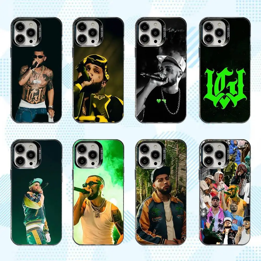 

J-JC R-Reyes LGL Phone Case For iPhone 16,15,14,13,12,11,Mini,Pro,SE,MAX White Matte Shockproof Cover