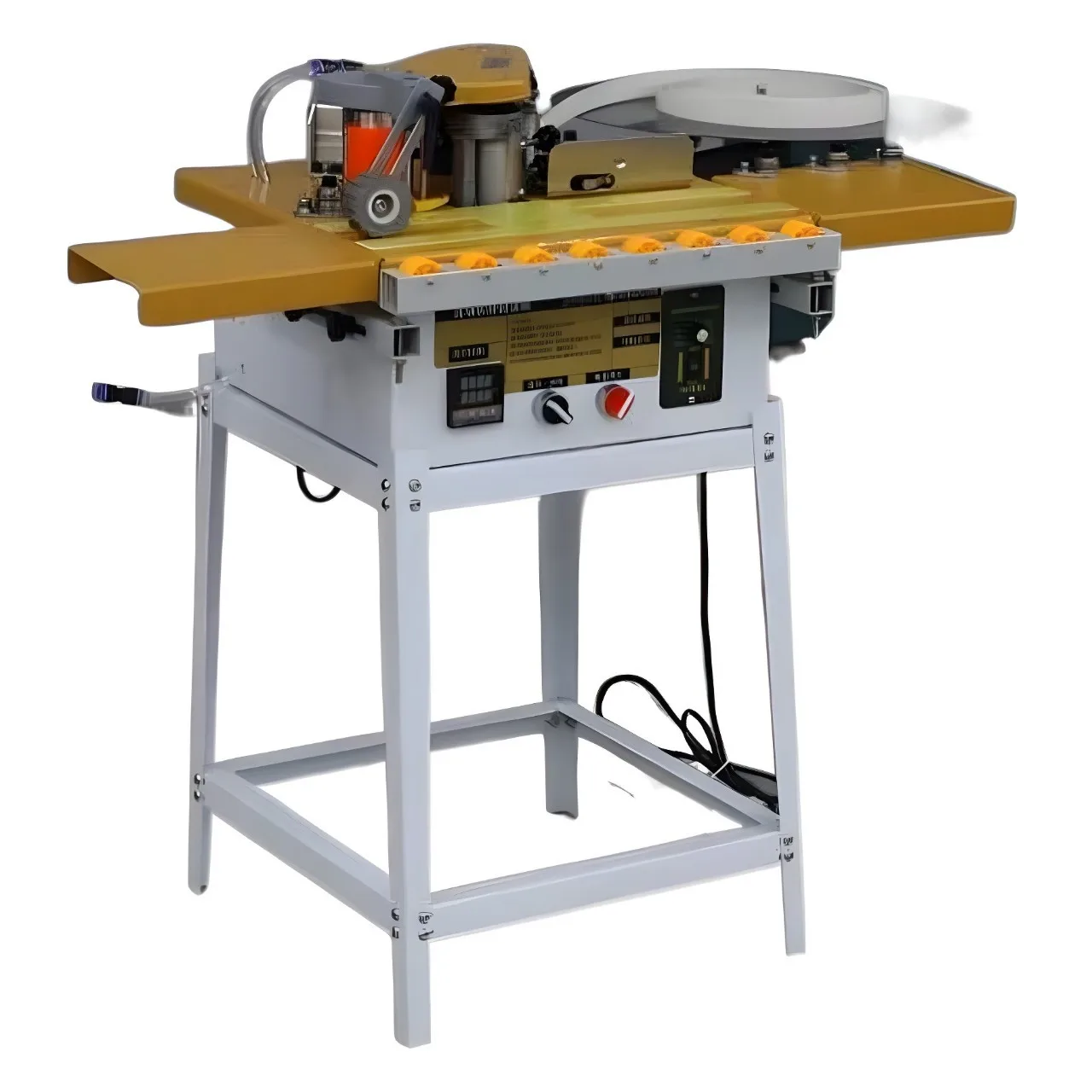 Saw table edge banding machine Automatic belt breaking Double-sided tape Small mini home improvement edge banding machine