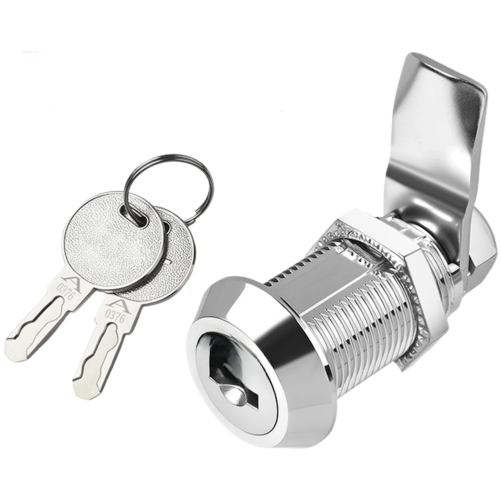 Cabinet Door Lock Built from Zinc Alloy with Copper Core for File Cabinets Storage Cabinets and Metal Locker Protection