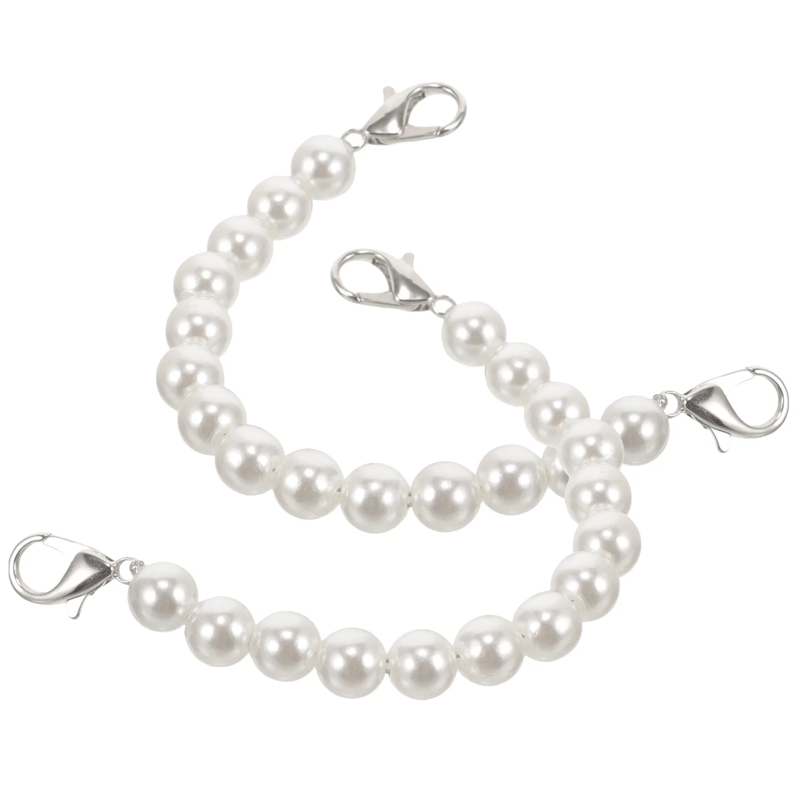 2 قطعة أحزمة أحذية كعب النساء اللؤلؤ الكاحل الأشرطة انفصال للكعب العالي استبدال حزام الحذاء تمديدات للراحة