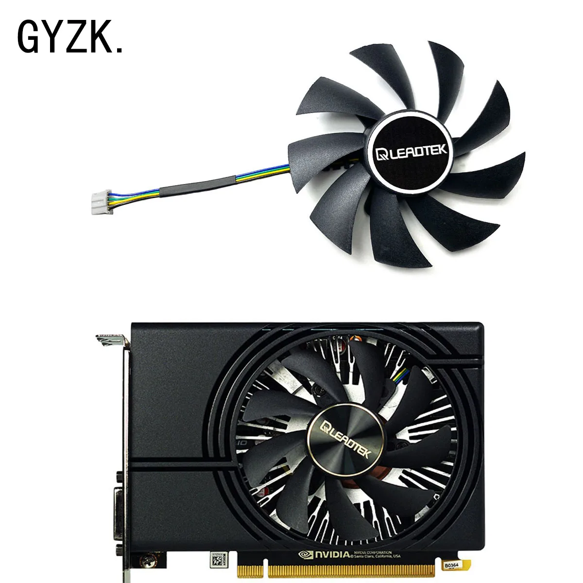 Новый сменный вентилятор для видеокарты LEADTEK GeForce GTX1660 SUPER 6 ГБ