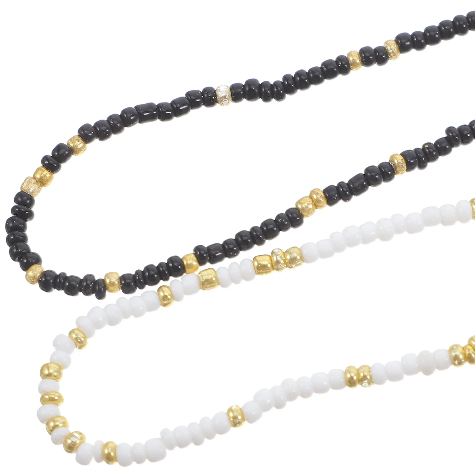 6Pcs Beaded Waist Chain Set Elastic Boho Belly Jewelry for Women Summer Beach Vacation Body Chain Swimwear Accessory Colorful