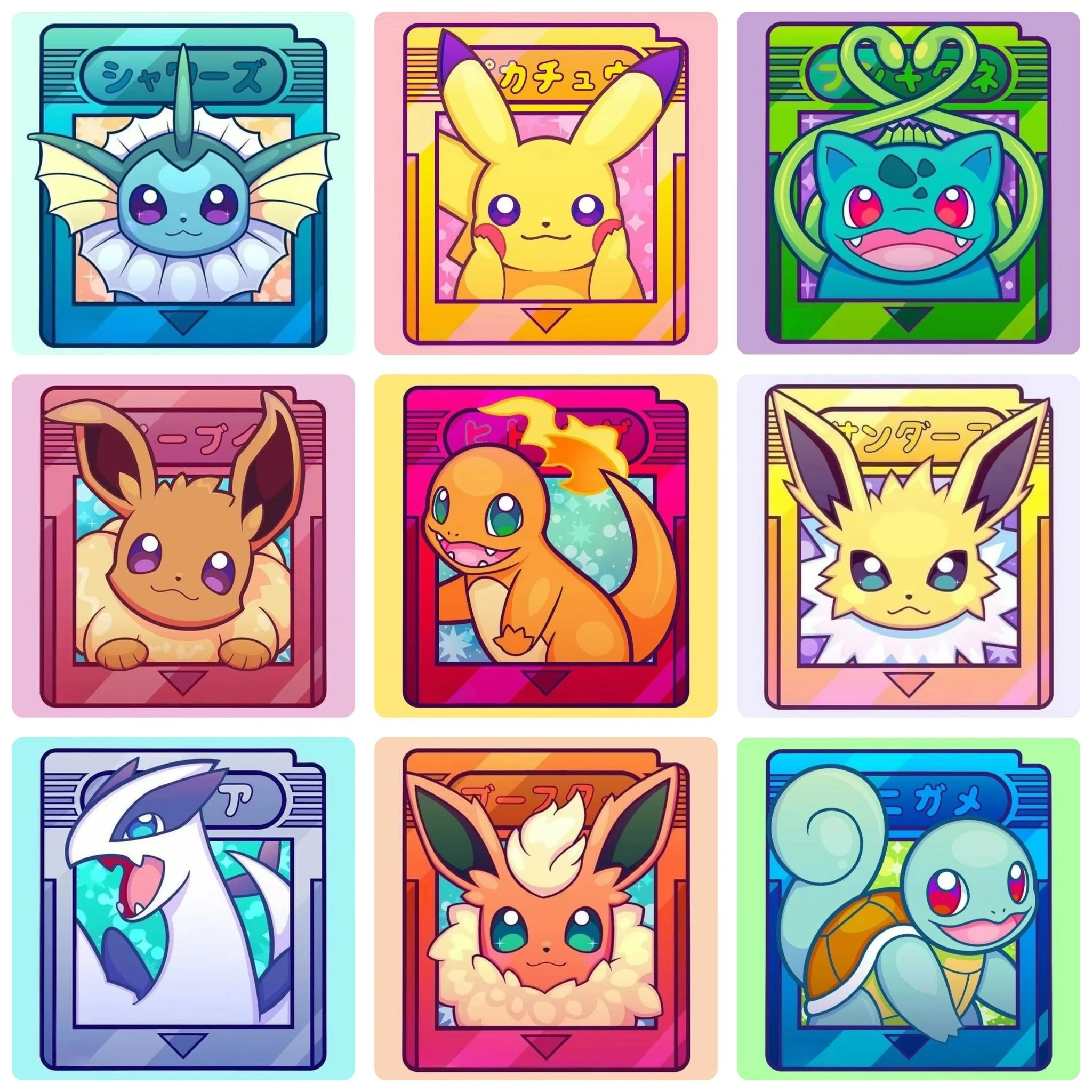 Retro Gaming Pokemon - DIY Pokemon Diamond Painting, Lovely Pocket