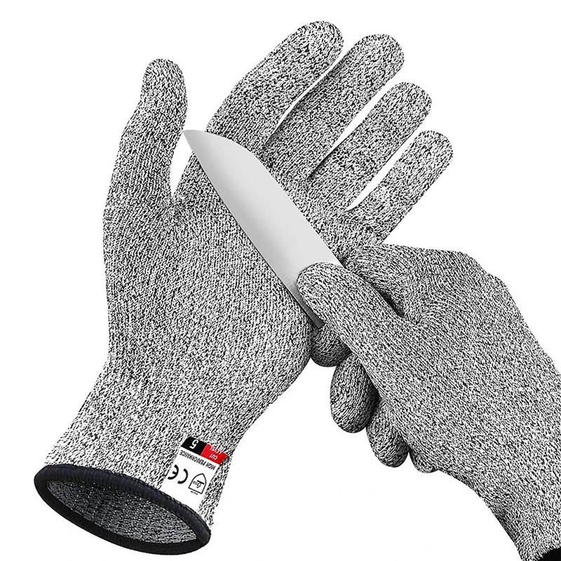 HPPE Level 5 Safety Anti Cut Gloves High-strength Industry Kitchen Gardening Anti-Scratch Anti-cut Glass Cutting Multi-Purpose