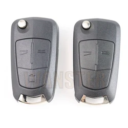 Car Key Fob Case Shell Housing for Opel Vauxhall Astra H Corsa D Vectra C Zafira Astra Vectra Signum Car Folding Key