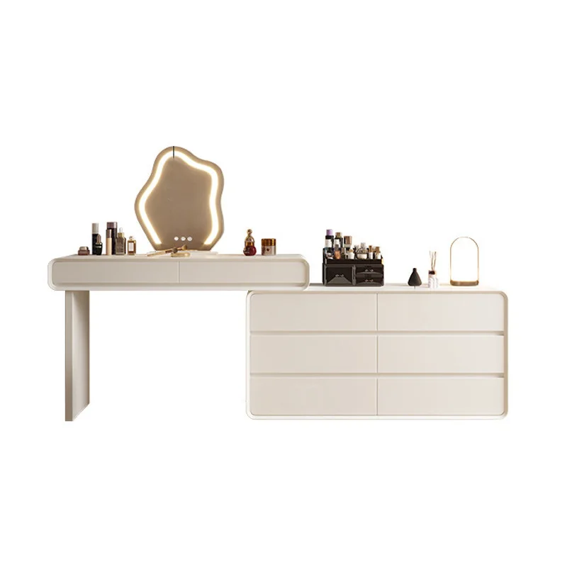 AA Cream wind dressing table Painting bedroom dresser chest light luxury makeup mirror integrated makeup table