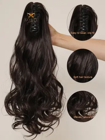 10 best sales भूरे रंग की पोनीटेल विग - №8