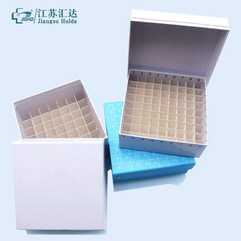 

Freezer Box Cryogenic Tube Storage Microtube Microcentrifuge Tubes Containers with Cover