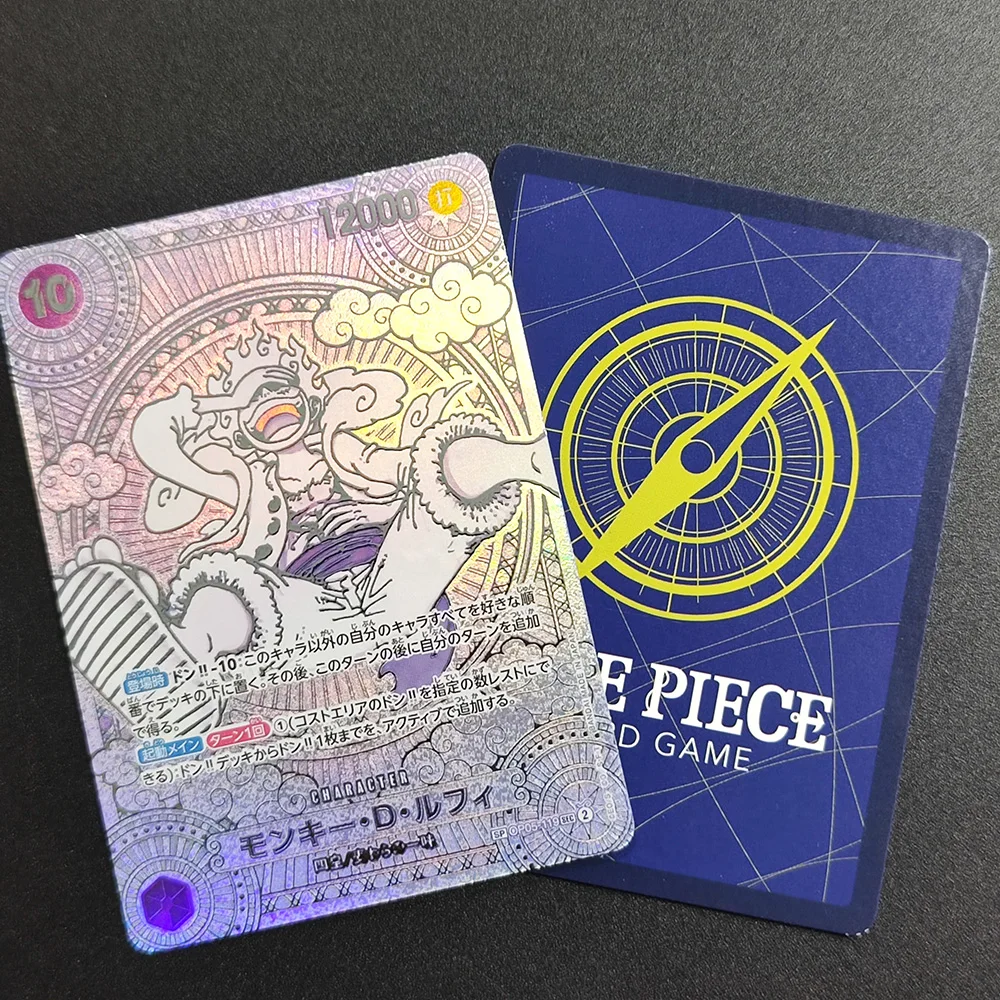 

Коллекционная карта-игрушка Self Made Proxy One Piece OPCG Japanese Monkey.D.Luffy Silver OP05-119 SP A Fist of Divine Speed OP11