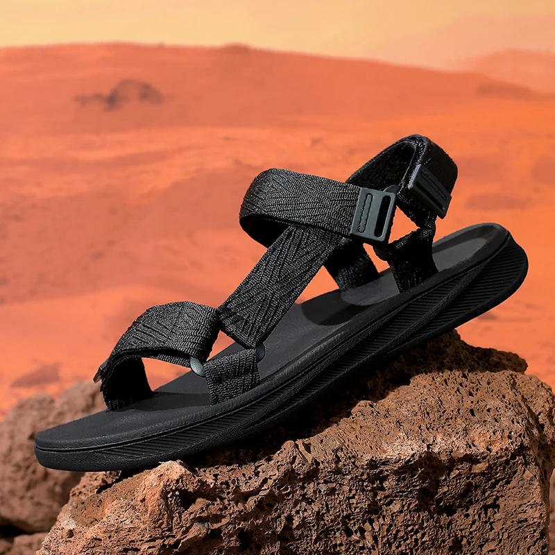 

Men's Outdoor Casual Arch Support Sandals Anti-Slip Breathable Beach Holiday Sports Sandals for Summer Walking Size 40-45
