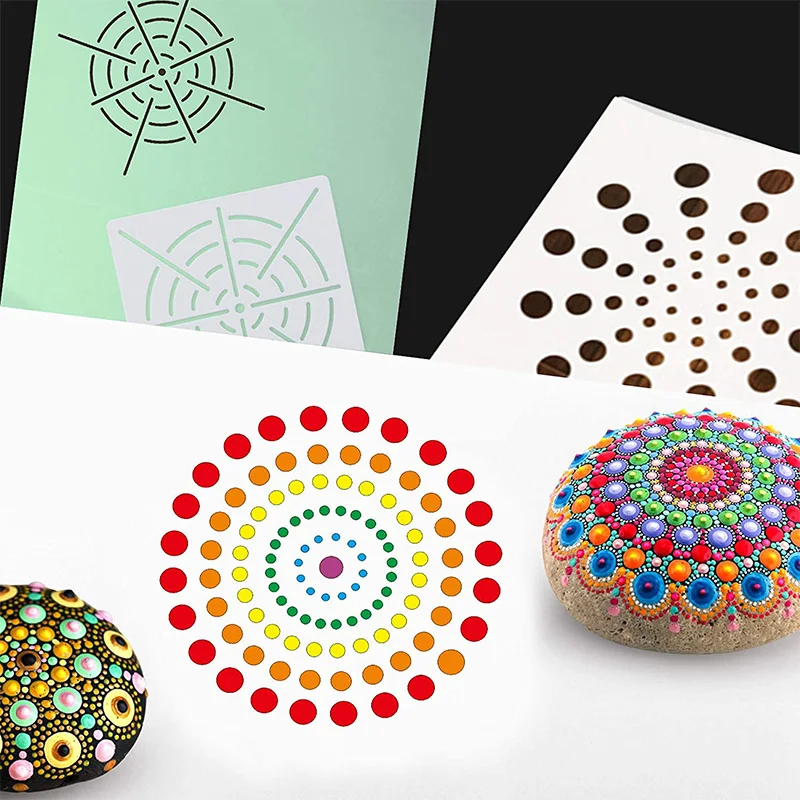 45 Pieces Mandala Dotting Tools For Rock Painting, Embossing Pattern, Craft, Canvas And Drawing