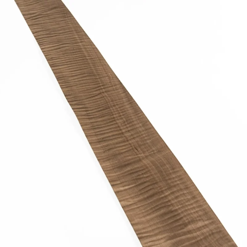 Natural smoked maple shadow wood veneer thick leather decoration furniture speaker  veneer L:2-2.5Meters W:15cm T:0.2mm
