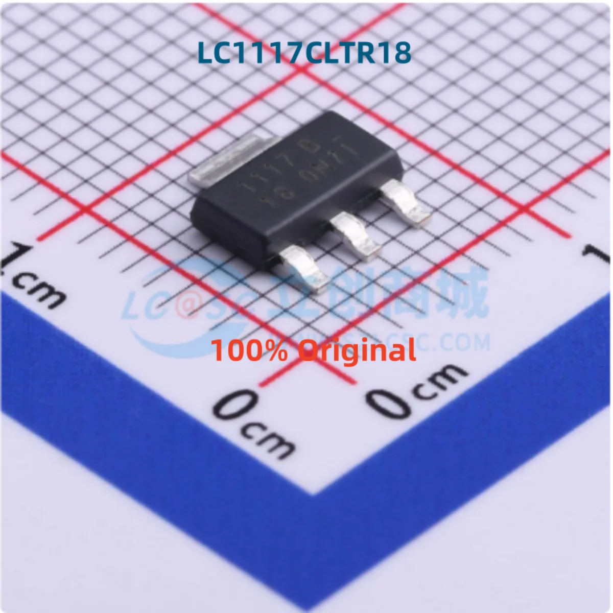 20PCS 100% New LC1117CLTR18  LC1117CLTRAD  SOT-223-4 Brand New Original Chips ic