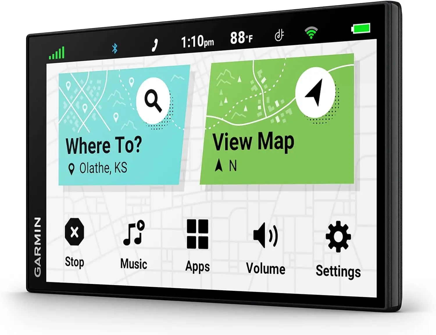 76, 7-inch Car GPS Navigator with Bright, Crisp High-resolution Maps and Garmin Voice Assist