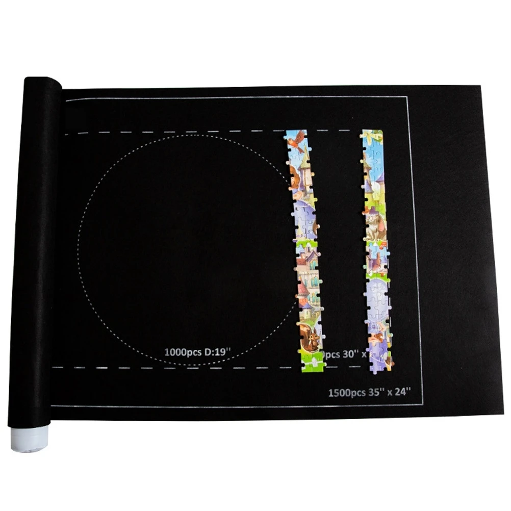 1,500-Piece Professional Jigsaw Puzzle Mat with Storage Pouch