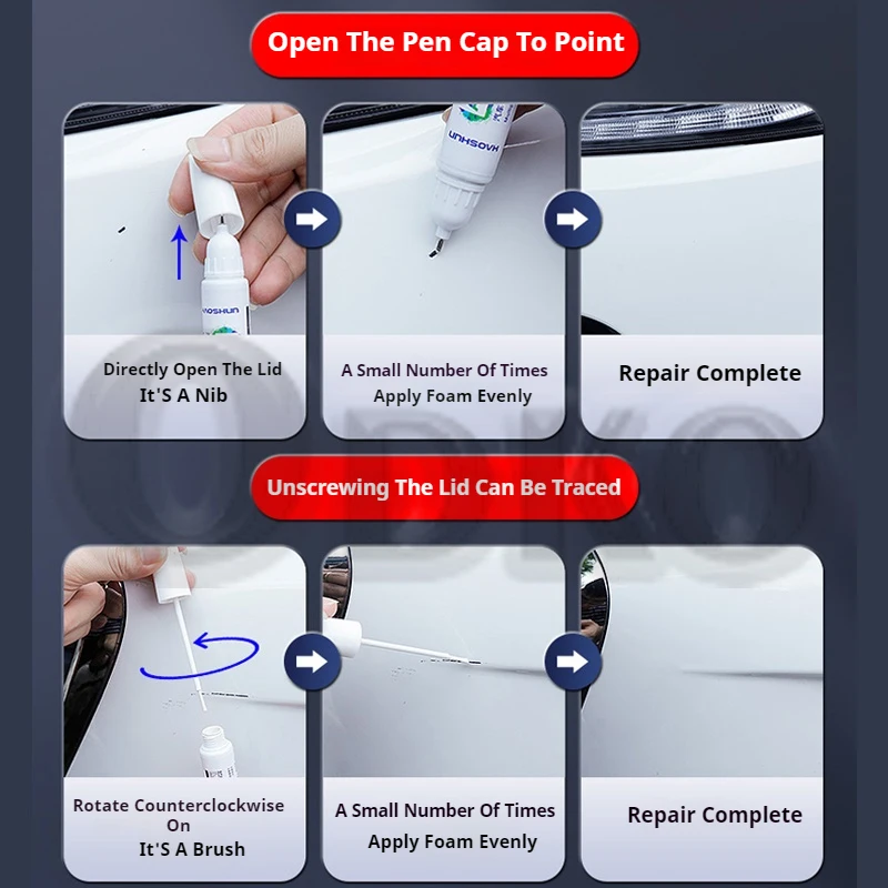 لمازدا 6 2002-2025 GG GH GJ GL قلم إصلاح الطلاء اللمس حتى مزيل الخدوش لتقوم بها بنفسك اكسسوارات السيارات أسود أبيض أحمر أزرق بني رمادي