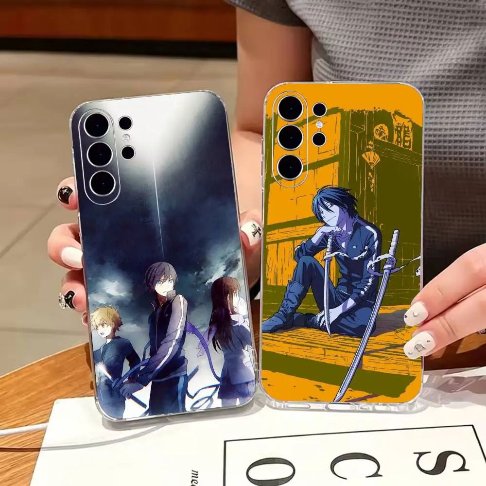 Noragami Aragoto Yato Transparent Phone Case For Samsung S25,S24,S21,S22,S23,S30,Ultra,S20,Plus Soft Cover