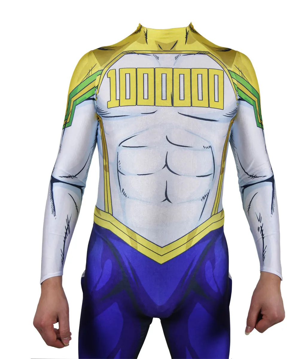 Lemillion Mirio Togata My Hero Academia Cosplay Costume Zentai Bodysuit Halloween Party Suit