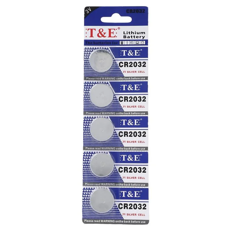 NEW Arrival 5PCS CR2032 Battery CR2025 CR2016 batteria CR1632 CR1616 CR2450 CR2430 Lithium Battery For Watch Car Key Remote