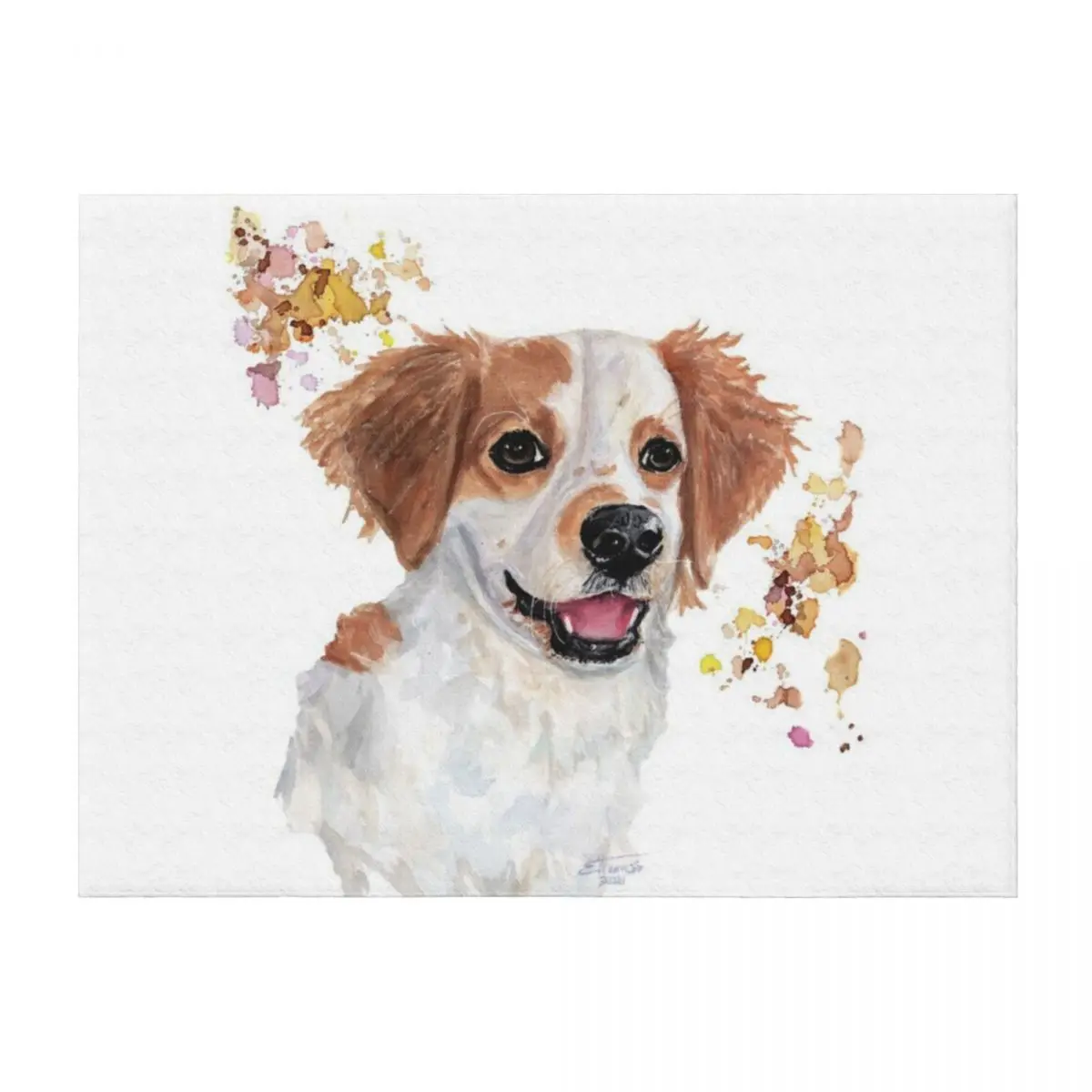 

Watercolour Cavachon Throw Blanket Shaggy Thin Bed covers Thins Blankets