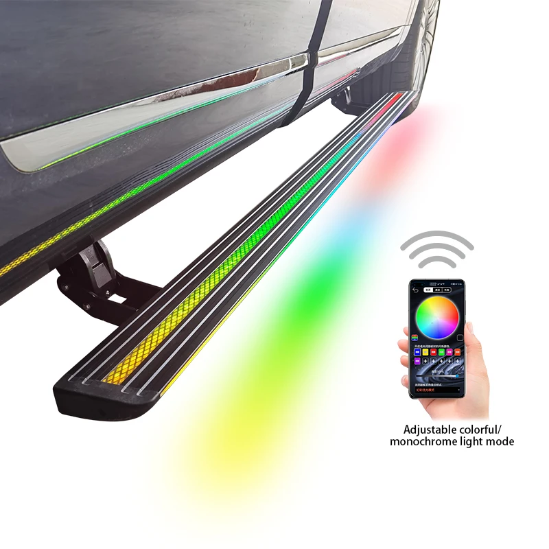 Side Step Running Board for SUV Aluminum Alloy Automatic Retrac Threshold Board