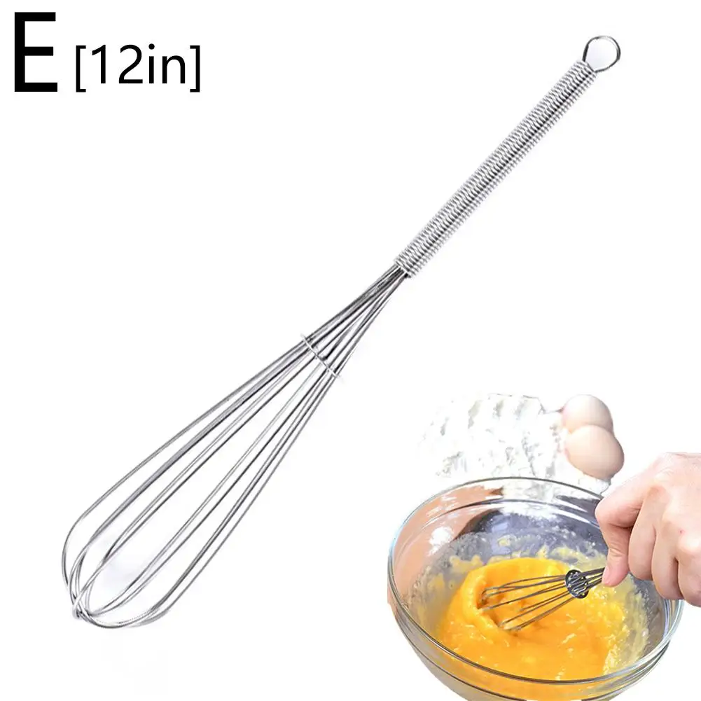 1Pc Multifunzionale Rotary Manuale Frullino per le uova Mixer Frusta Cuocere L'uovo Strumento In Acciaio Eco-Friendly Mini Agitatore In Acciaio Cucina E J8Q5