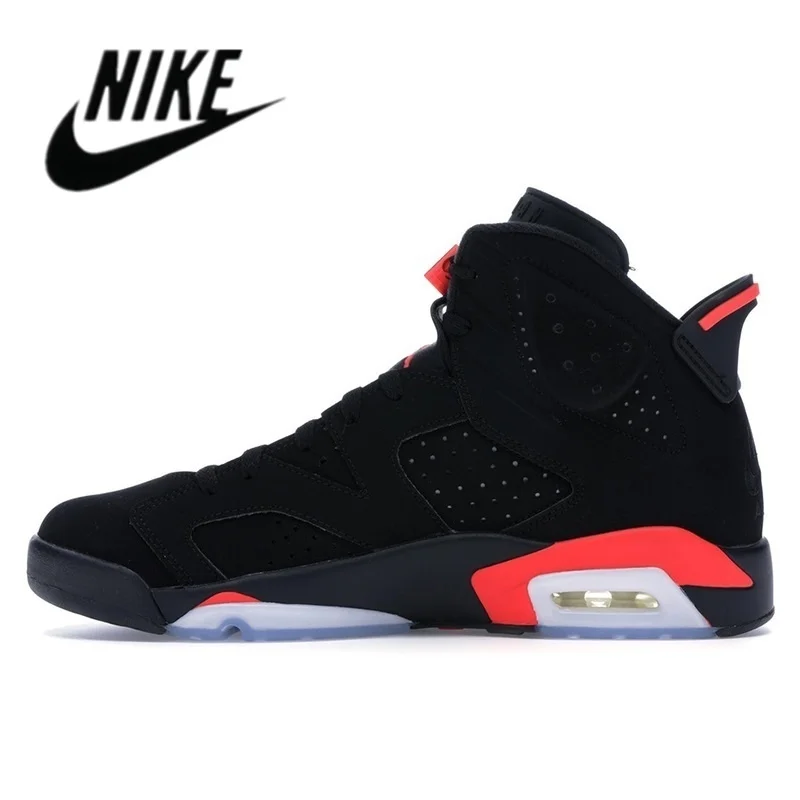 Authentic Nike Air Jordan Retro 6 6S AJ6 Men Infrared Black Hare