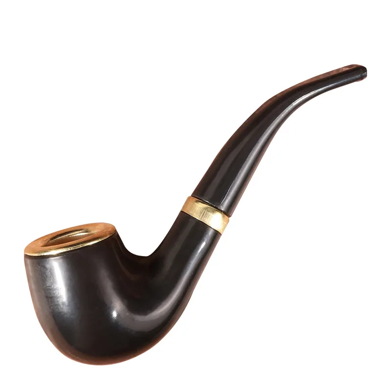 Portable Durable Resin Mini Smoking Pipe Removable and Washable Filter Classic Tobacco Pipe for Smoking Tool Accessories Gifts