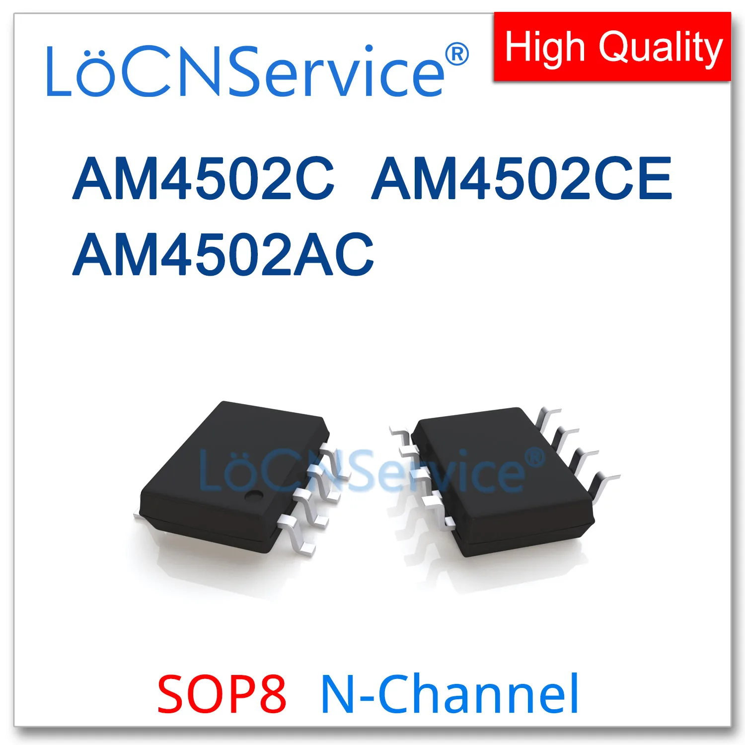LoCNService 50PCS 500PCS SOP8 AM4502C AM4502CE AM4502AC 4502 N-Channel คุณภาพสูง AM
