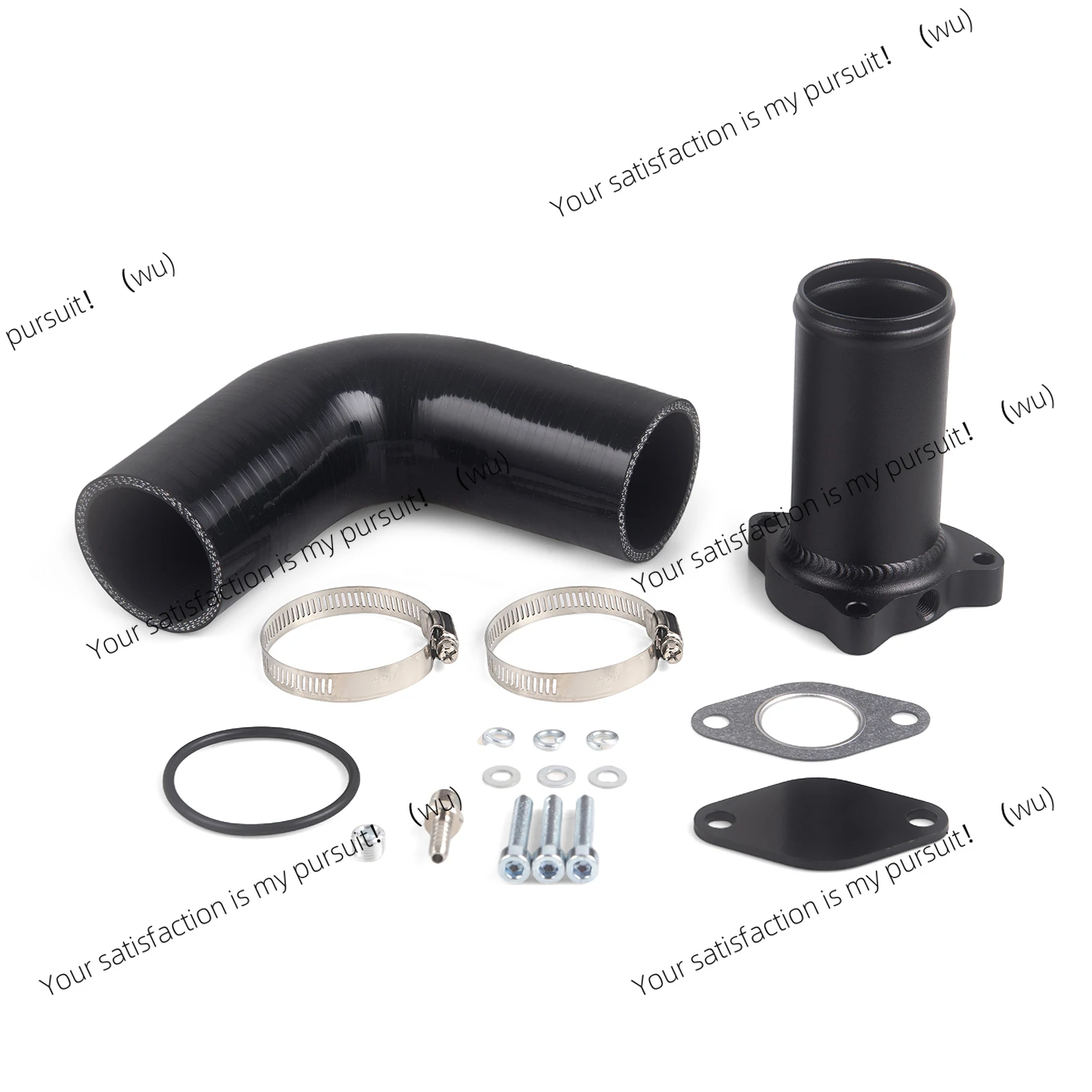 Aluminum Pipe Adapter Kit For audi seat VW 1.9 TDI 75/80/90/115/130  BHP Diesel delete kits With 50/57 MM Silicone Elbow Pipe