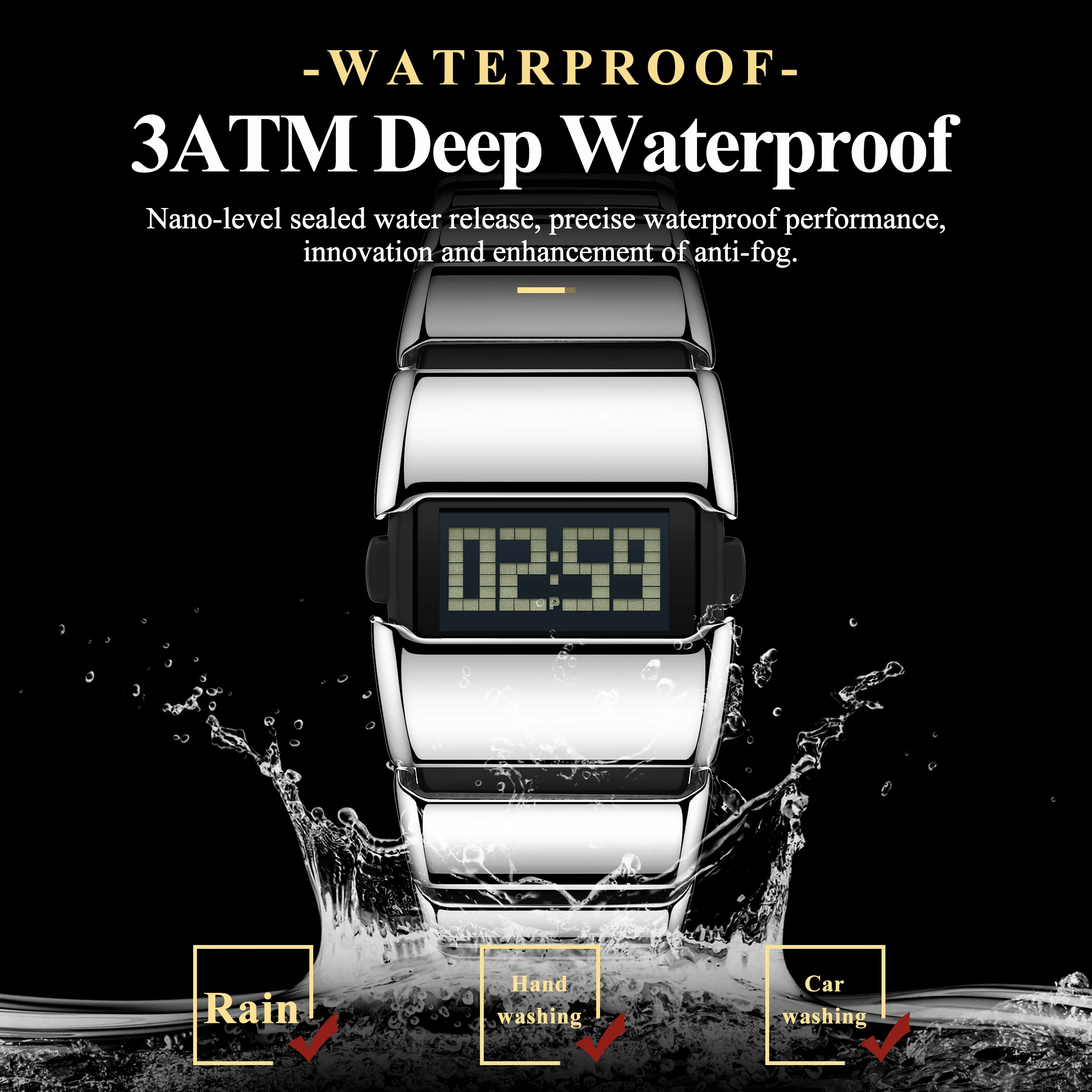 POEDAGAR Top Digital Men Watch - Men'S Fashion Magazine ulasan dan harga