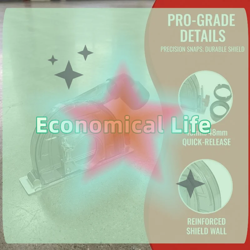 125dust吸塵溝切り黒色グラインダーガード改造切断機ダストカバー100研磨機ダストフリーカッティングマシン