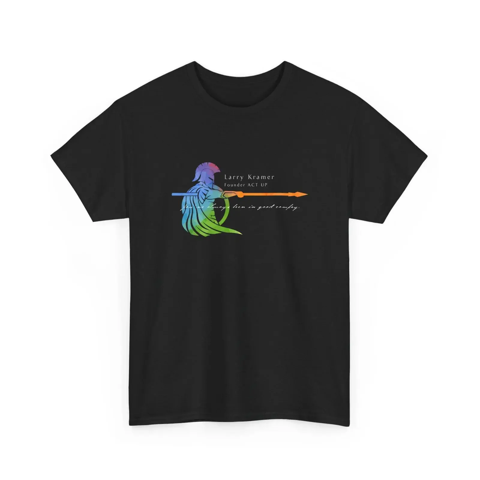 Larry Kramer Founder ACT UP Pride T Shirt vintage Washed Comfortable Breathable Versatile Casual designer clothes Stretched