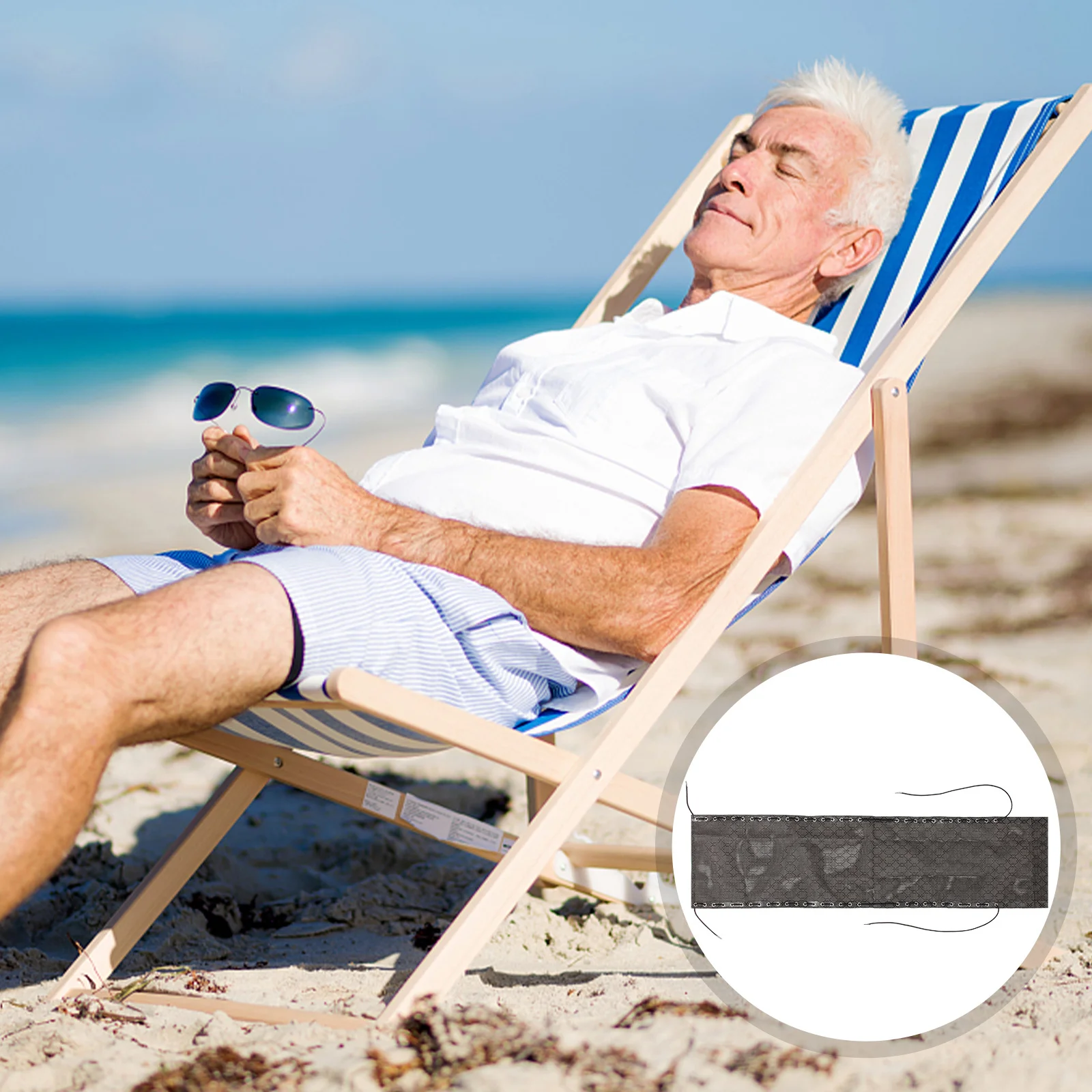 

BUTIFULSIC 1 Set Black Polyester Chair Replacement Fabric Accessory for Repair