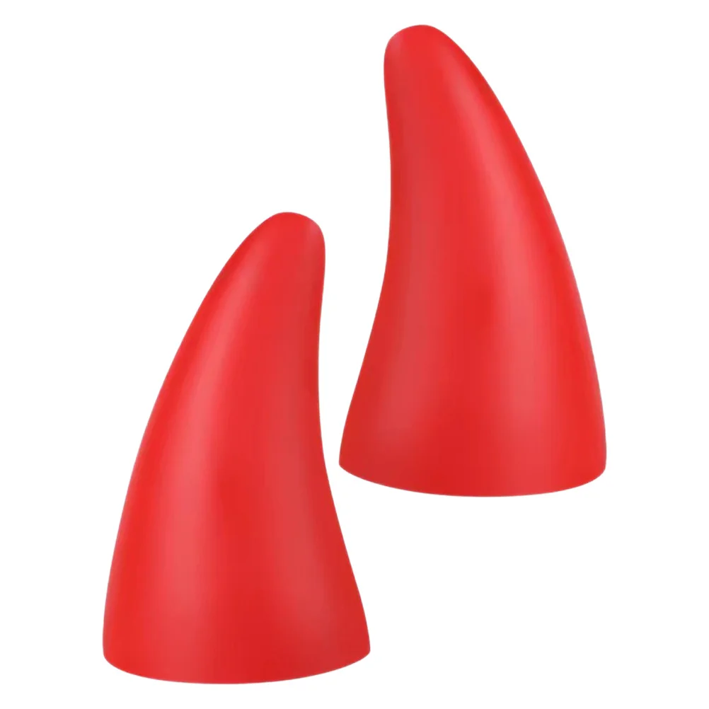 2 pçs decoração exterior automotivo chifres bonitos decorações do telhado do carro veículo fora ornamento halloween acessório do carro